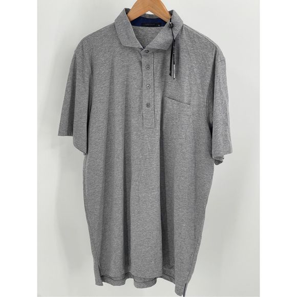 Greyson Polo Shirt Golf Spirit Men’s XL Gray Short‎ Sleeve New - Picture 1 of 13